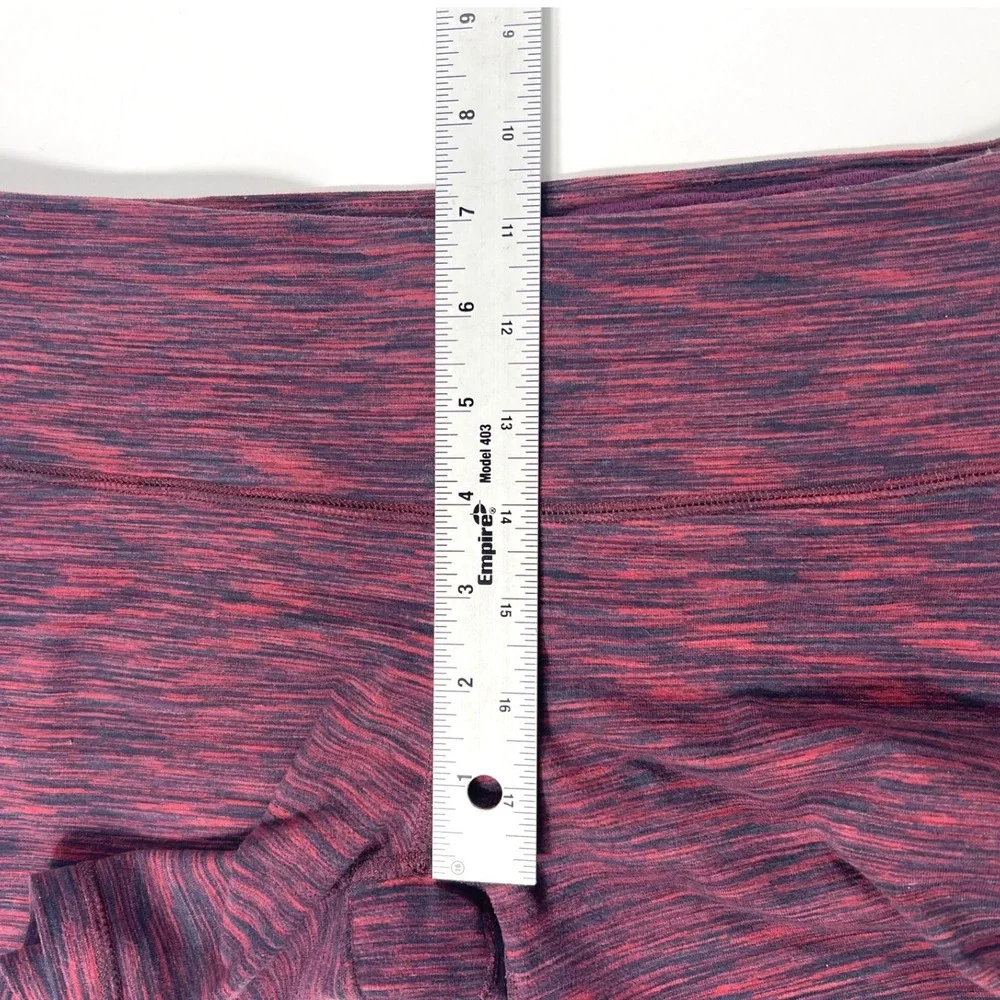 Alo Yoga Big Waves Short Small Garnet Space Dye Yoga Shorts Pilates Barre Gym